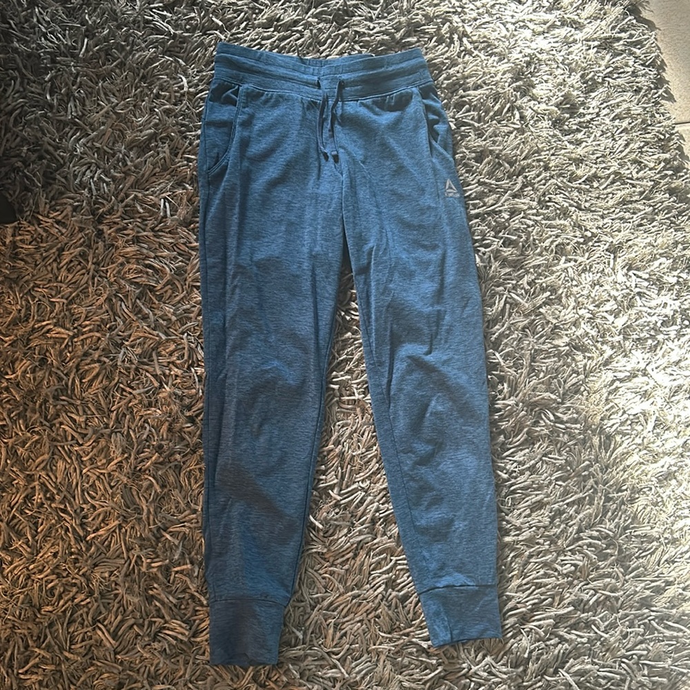 Reebok blue athletic pants kids size 8-10